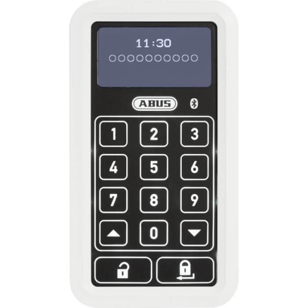 Främre digitalt kodlås - ABUS - ABHT10134 - Bluetooth - Vit