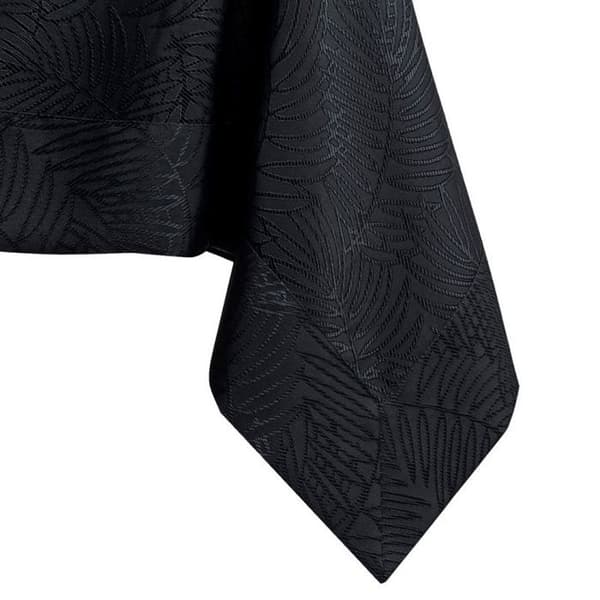Bordduk - Gaia - Rektangulär 110x160 cm - Fläckavvisande polyester - Svart svart