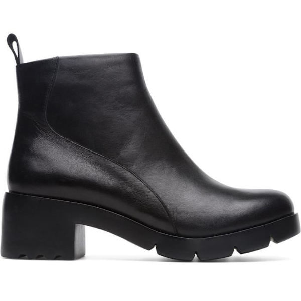 Bottines - CAMPER - Wanda - Full grain leather - EVA sula - Dragkedja Svart 38