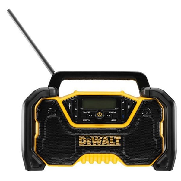 12/18V XR dual power byggplatsradio med Bluetooth-funktion (utan batteri eller laddare) - DEWALT - DCR029-QW