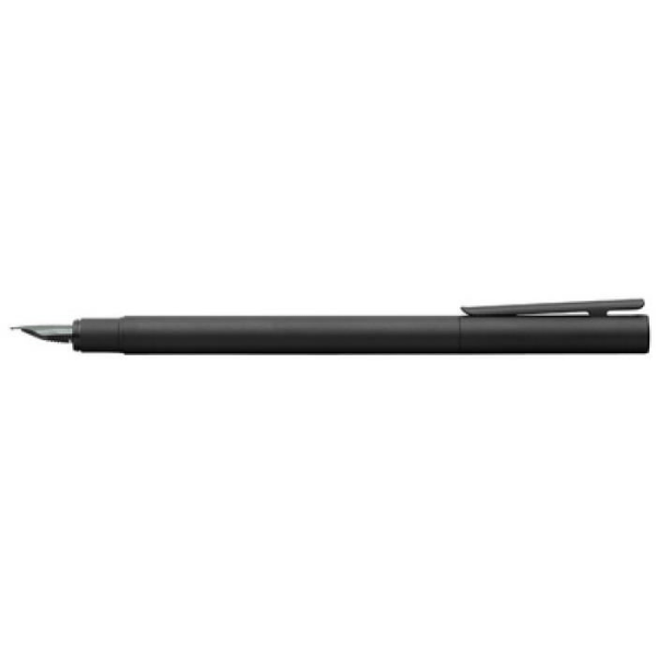 FABER-CASTELL NEO Smal reservoarpenna i metall, svart, M 0,000000 Svart