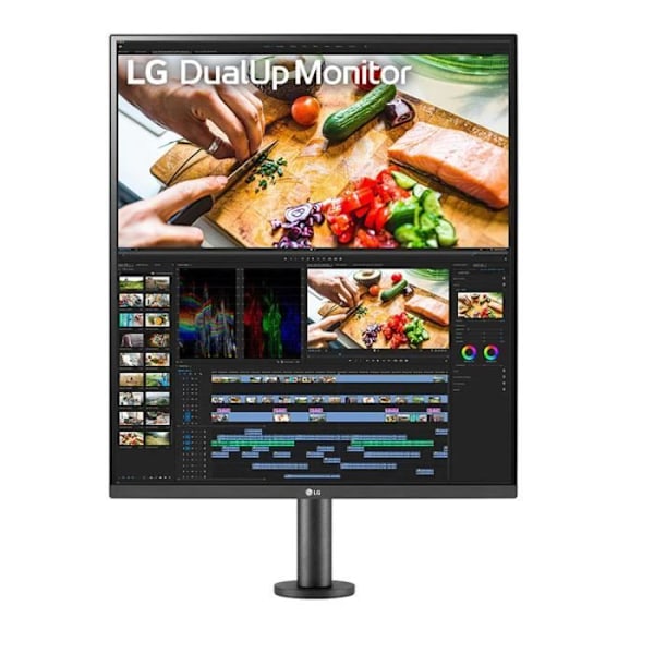 SKÄRM LG 28" Svart 28MQ780-B 16:9 Nano IPS LED QHD 2560x2880 300cd/m2 2xHDMI DP USB-C 2xUSB 3.0 Justerbar ergonomisk fot
