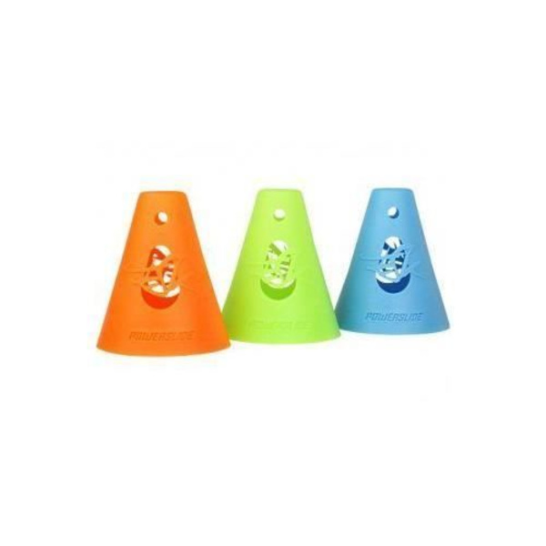 Slalomkoner - Powerslide - Orange - 70x80mm - Plast - Mixad Orange