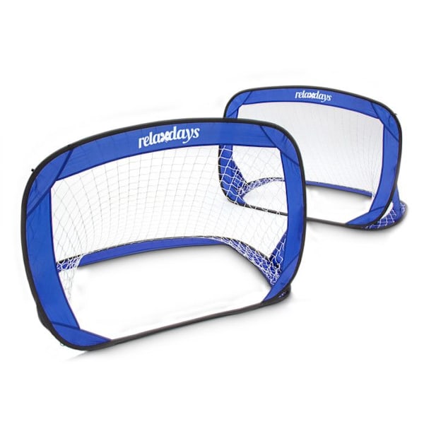 Fotbollsmål X2 120x80x80 cm - Märke - Modell - Vuxen - Blandat - Fotboll mörkblå