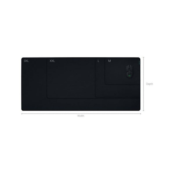 Musmatta - RAZER - Gigantus V2 3XL - Mjuk - Halkfri - Mikrotexturerad