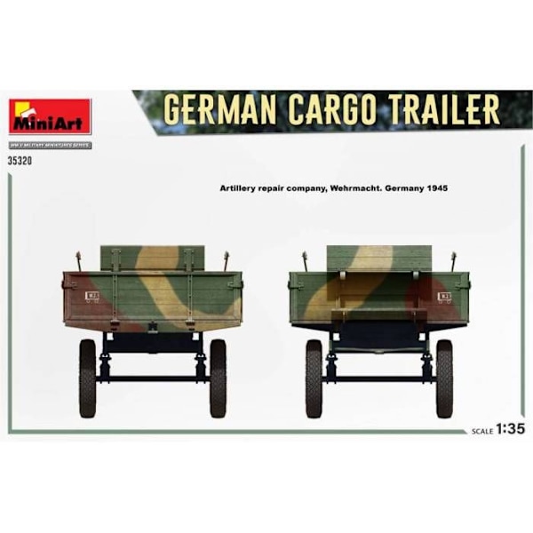 MiniArt - Modell Tysk Lastvagn Miniart 35320 1/35 Modell Stridsvagn Promo - Ref: 12781