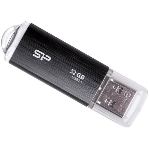 SILICON POWER USB 3.1 Flash Drive B02 - 32 GB - Svart