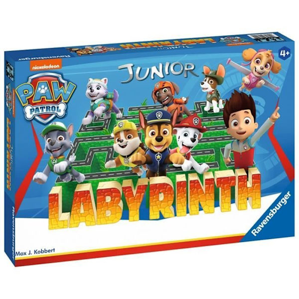 PAT'PATROUILLE Labyrinthe Jr - Ravensburger - Brädspel för barn - Skattjakt i en rörlig labyrint - Från 4 år Flerfärgad
