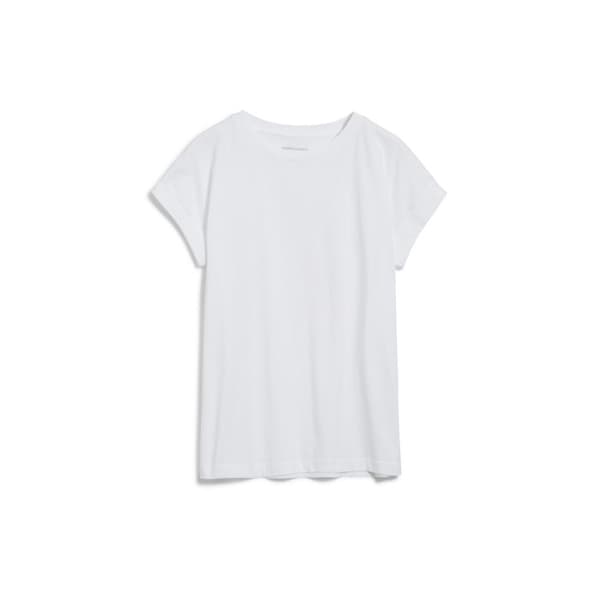T-shirt dam ARMEDANGELS Idaara - vit Vit M
