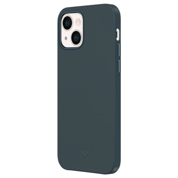 Läderfodral - VALENTA - iPhone 13 - Lyx - Äkta läder - Mikrofiberfoder Blå