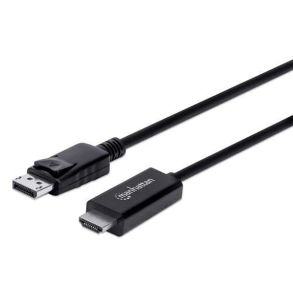 MANHATTAN 153201 VIDEOKABEL OCH ADAPTER 1,8 M DISPLAYPORT HDMI SVART