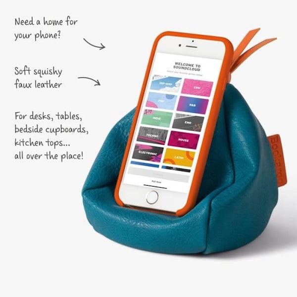 IF Bookaroo Petit Pouf Repose-téléphone Chartreuse