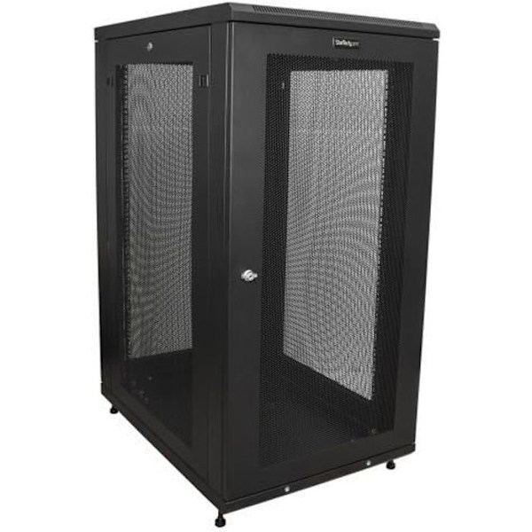 StarTech.com 24U Server Rack Serverskåp med 31" djup nätverkshölje 24U Patch Rack 24U 31" Rack