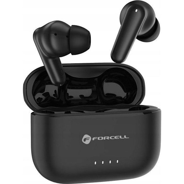 Hörlurar - Forcell F-AUDIO Super Clear Calls trådlösa Bluetooth-hörlurar TWS ANC + ENC + DONGLE svart