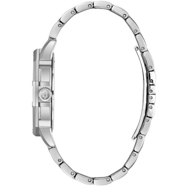 Herrklocka BULOVA 96C134 - Kvarts - Multitavlor - Silverarmband i rostfritt stål Pengar