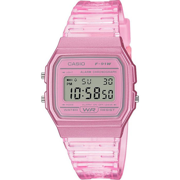 CASIO Collection Klocka F-91WS-4EF chrono, alarm, automatisk kalender