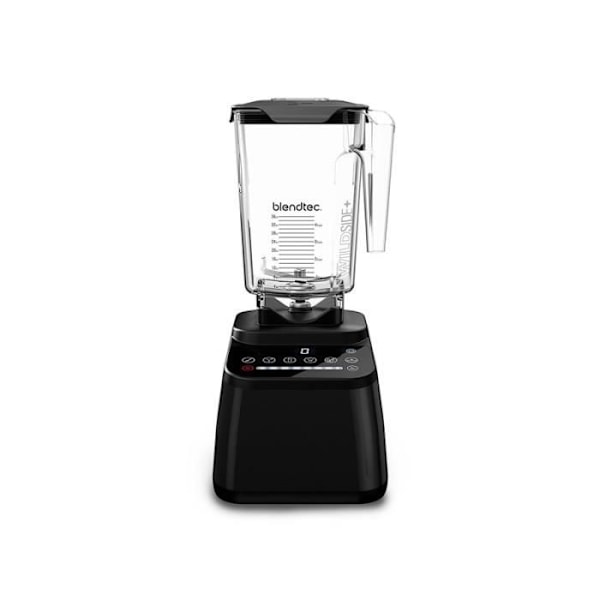 Mixare - BLENDTEC - Designer 650 - Svart - 3,0 hästkrafter - 8 hastigheter - 8 års garanti