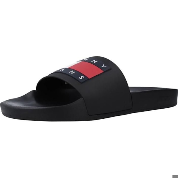 Tommie Jeans Sko Modell Pool Slide Ess - Färg Svart Svart 41