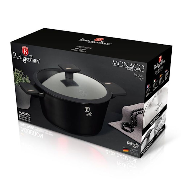 Stekpanna - sautépanna Berlinger haus - BH-7087 - KASEROLL I TITAN 24cm MONACO
