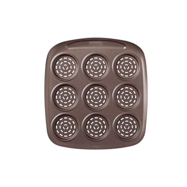 PYREX Form för 9 minipizzor - ASIMETRIA kakform - Stål