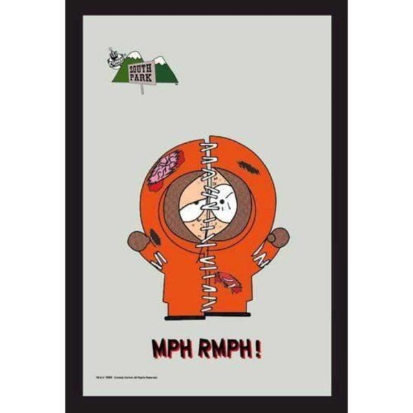 Empire 551924 southpark kenny slim med plastram i trästil 20 x 30 cm