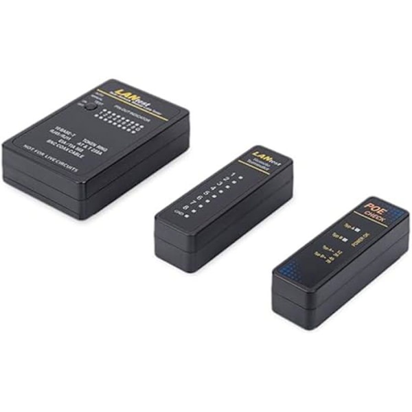 Kabeltestare - EQUIP - 129968 - RJ45 BNC PoE - Fjärrtest - LED-indikatorer - Digital