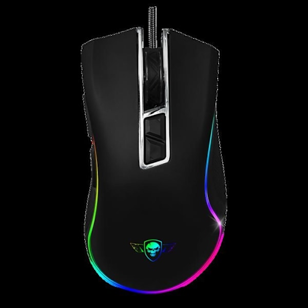 Souris Gaming - SPIRIT OF GAMER - PRO-M6 - LED RGB - 6400 DPI - 8 Programmerbara Knappar Svart