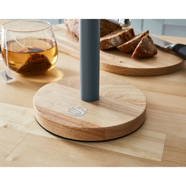 Nordic Tree kaffekoppshållare för 6 koppar kolstål och bambubas SWAN Nordic Grey 38910 Vit, grå, grön, blå