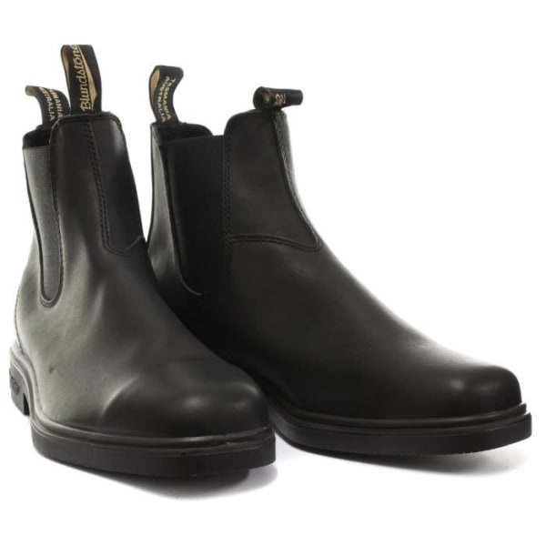 Blundstone Unisex Chelsea Boots 062/063 - Svart - Läder - Elastiskt - Platta Svart 42