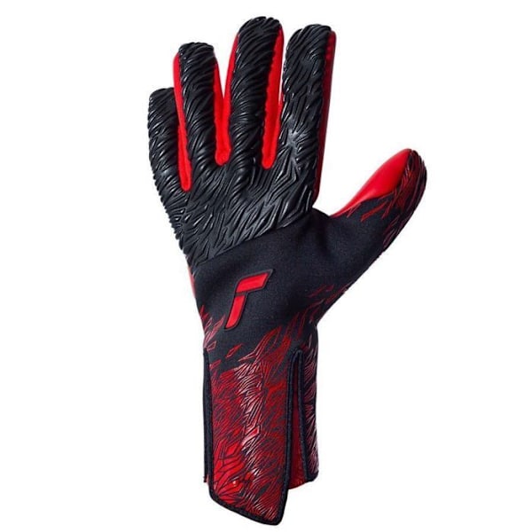 Målvaktshandskar - Reusch - Venomous Gold X - Exceptionellt grepp - Färg svart/röd - Vuxen svart/eldröd 10