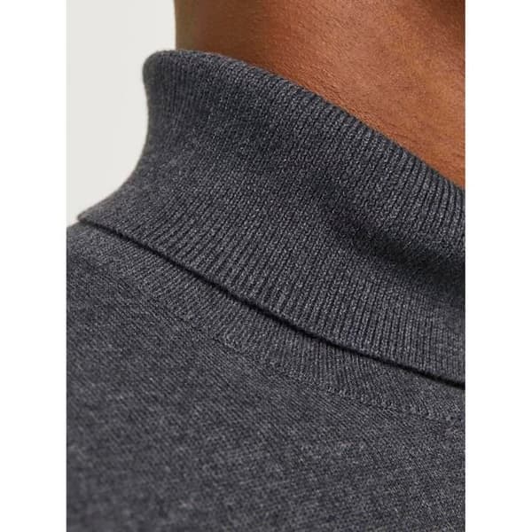 Pull col roulé Jack & Jones Ebasic - mörkgrå melange mörkgrå melange jag