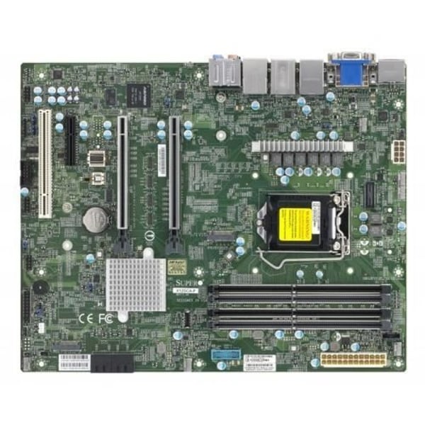 SUPERMICRO X12SCA-F Intel W480 LGA 1200 ATX moderkort - SATA III, USB 3.2 Gen 2, HDMI, DisplayPort