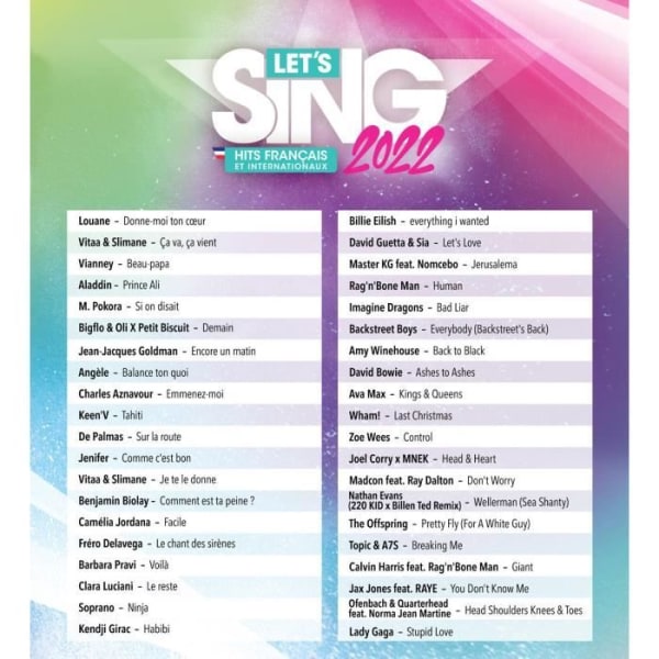 Let's Sing 2022 - Single Player Switch Game