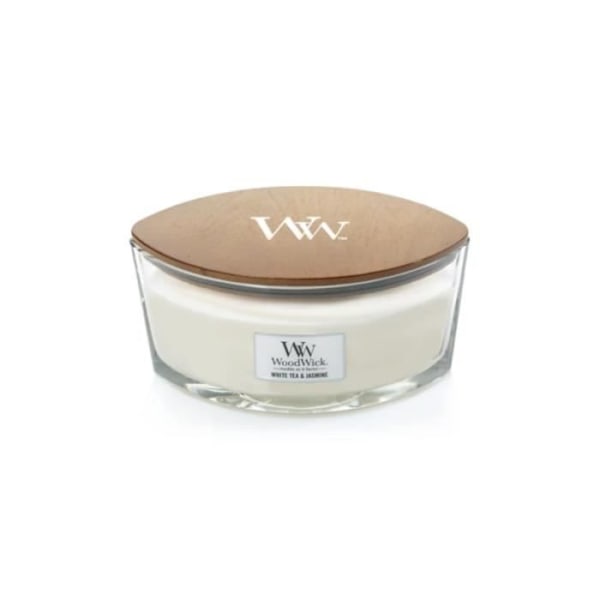 Doftljus - WoodWick - Ellipse - Vitt te & jasmin - Inomhus - 1 styck