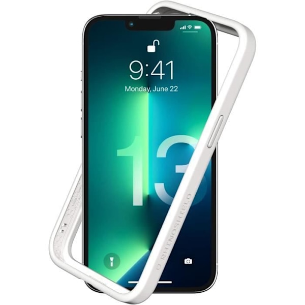 Coque Bumper - RhinoShield - CrashGuard NX - Vit - Stötabsorberande - Kompatibel med iPhone 13 Pro Vit