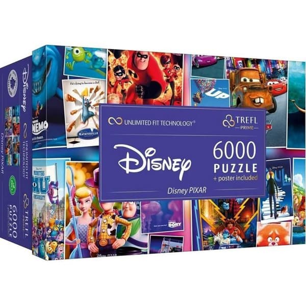 Pussel 6000 bitar: Disney Pixar - Underbart äventyr