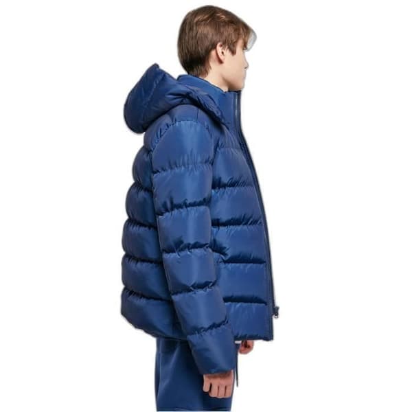 Urban Classics Hooded Puffer Jacka - blå - XL Blå M