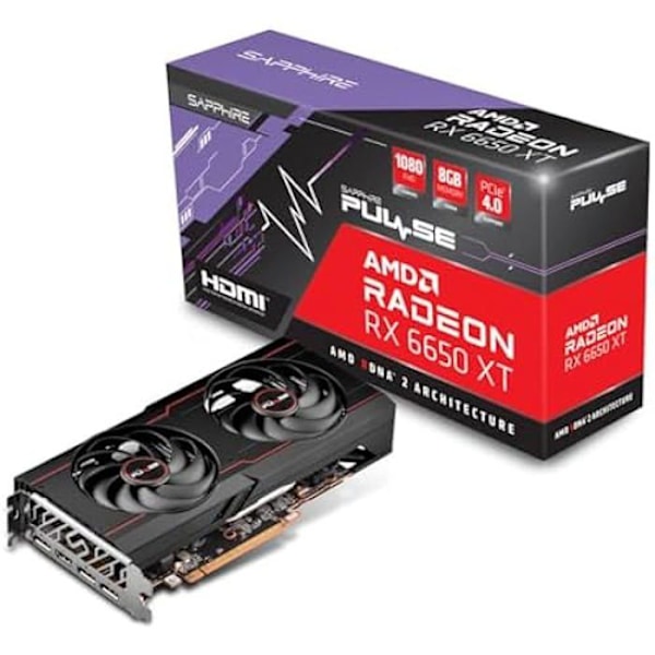 Sapphire 11319-07-20G Radeon RX 6650 XT 8GB GDDR6 grafikkort