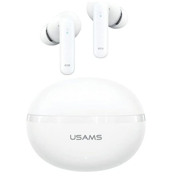 Bluetooth-hörlurar - USAMS - Echo E02 - ANC+ENC - In-ear - Trådlös - Vit Vit