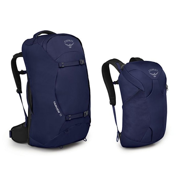 Ryggsäck - Osprey - Fairview 70 - Mörkblå - 70L - Lätt och ergonomisk mörkblå