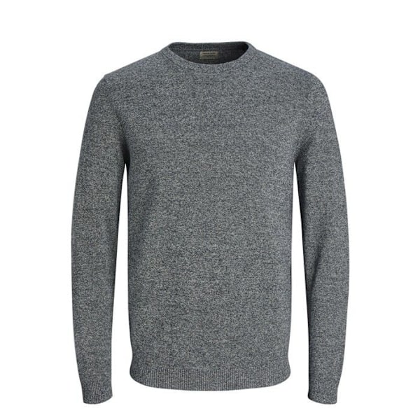 Pull - Jack & Jones - Basic - Rund hals - Grå melerad - Man Ljunggrå jag