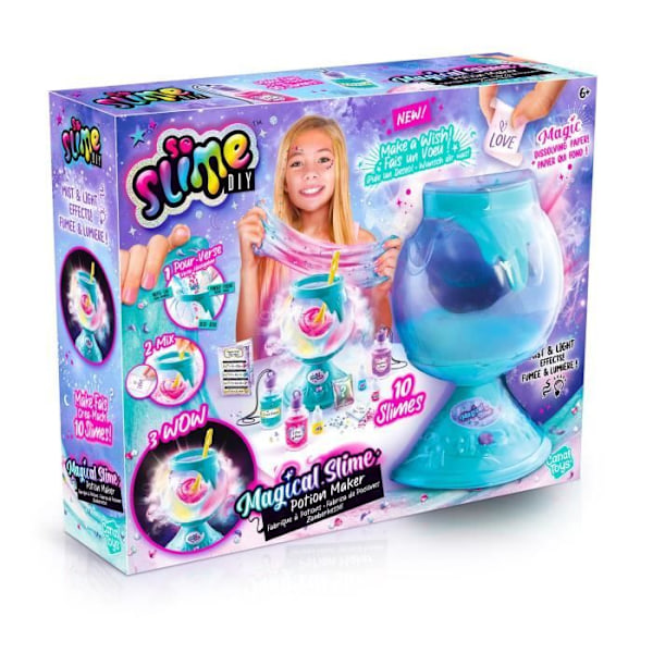 Trolldrycksfabrik - So Slime - Slime färgbyte - Med belysning och rök Flerfärgad