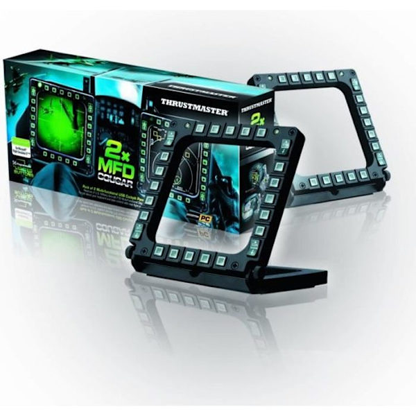 THRUSTMASTER MFD COUGAR Multifunktionsratt - PC Svart