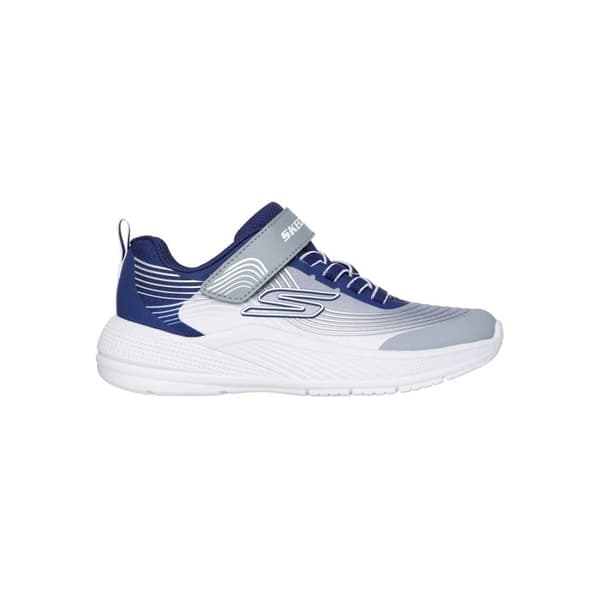 Junior Skechers Microspec Advance Snörskor - Marin Grå Ljus Ljusgrå marin 27