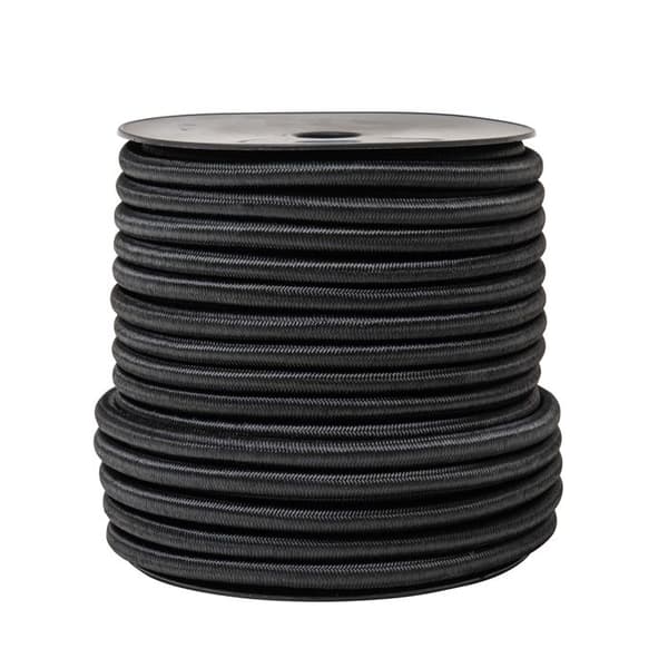 Svart elastisk spännband WERKA PRO rulle 10mm x 40m Svart