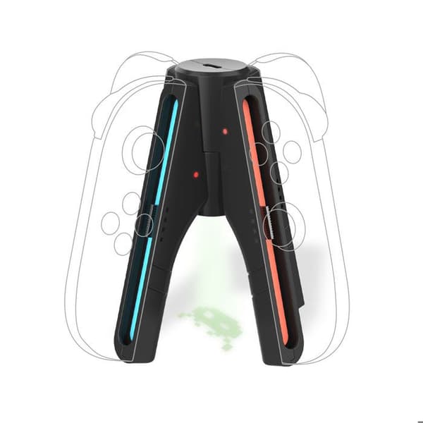 Modulär laddstation för 4 Joy-Con Switch-handtag 2 Freaks & Geeks svart
