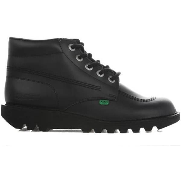 Kängor - Kickers - Kick Hi Core - Svart Läder - Snörning - Hög Skaft Svart 41