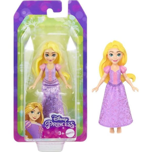 Docka - MATTEL - MFN29 - Disney Prinsessa Rapunzel - Rörlig - 16,5 cm