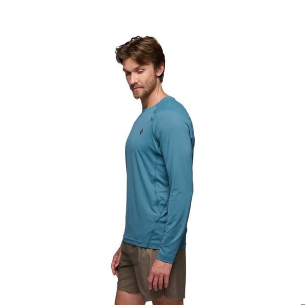 Sweatshirt Black Diamond Alpenglow blå bäck M