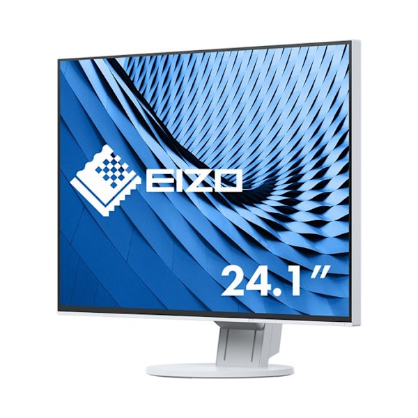 EIZO FlexScan EV2456-WT 24,1" LED-skärm 1920 x 1200 IPS 350 cd-m² 1000:1 5 ms HDMI, DVI-D, VGA, DisplayPort-högtalare vit